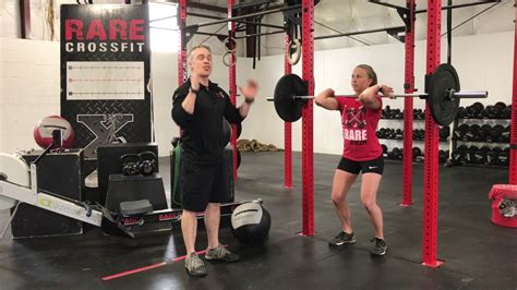 Rare Crossfit Front Squat Youtube