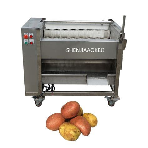 Zh Qp800s Automatic Ginger Washing And Peeling Machineginger Roller