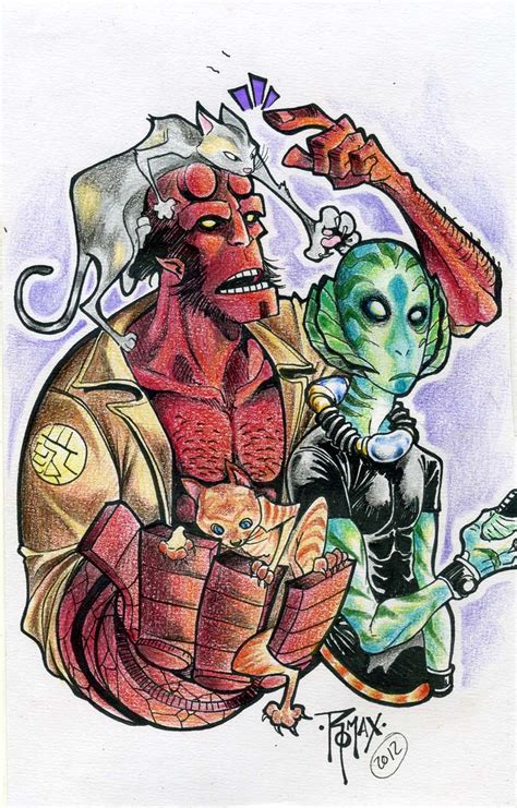 Hellboy Color Pencils By Romax25 On Deviantart