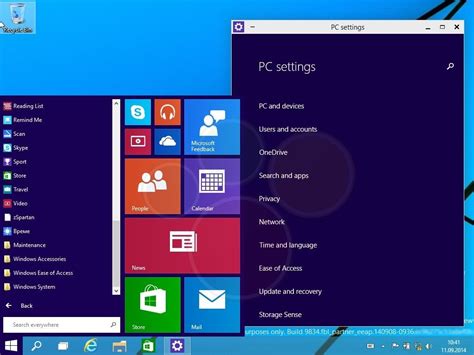 Windows Threshold Build 9834 Screenshots Leak Shows A Lot Of New
