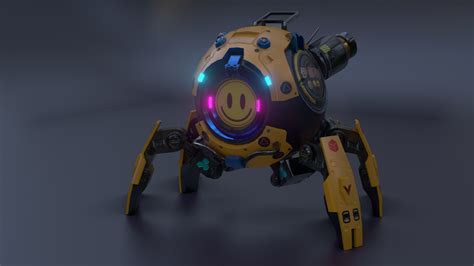 Mech Ball Robot Finished Projects Blender Artists Community