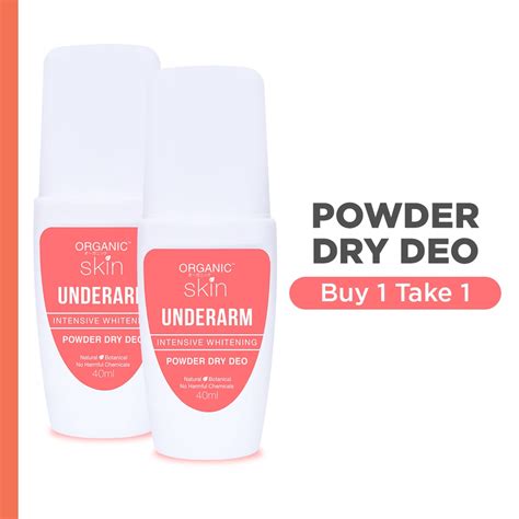 Organic Skin Japan Intensive Whitening Underarm Powder Dry Deodorant