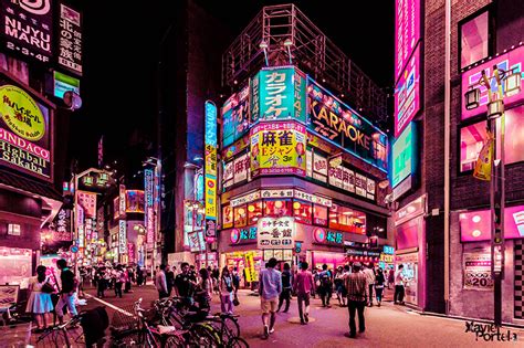 There's shopping, soaking in an onsen and even climbing a mountain. Surreal Tokyo Night Pictures By Photographer Xavier Portela