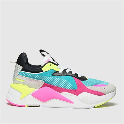 Womens White And Pink Puma Rs X Reinvent Trainers Schuh