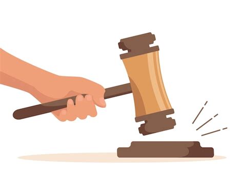 Premium Vector Hand Holding Auction Gavel And Sell