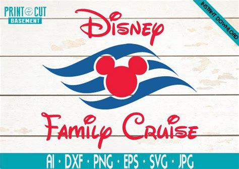 Walt Disney Cruise svg Disney Cruise Logo svg Disney Family | Etsy