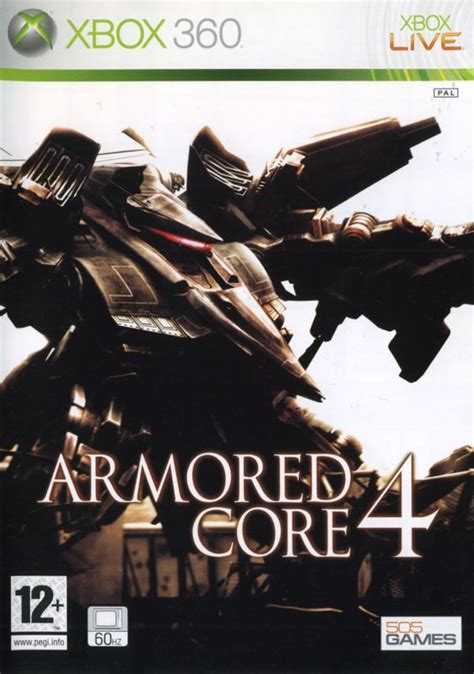 Armored Core 4 2007 Xbox 360 Box Cover Art Mobygames