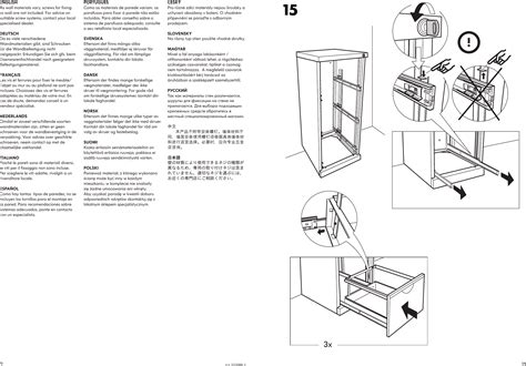 Ikea Erik File Cabinet X Assembly Instruction