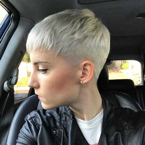 Pixie Cut Platinum Blonde Hair Fashionblog