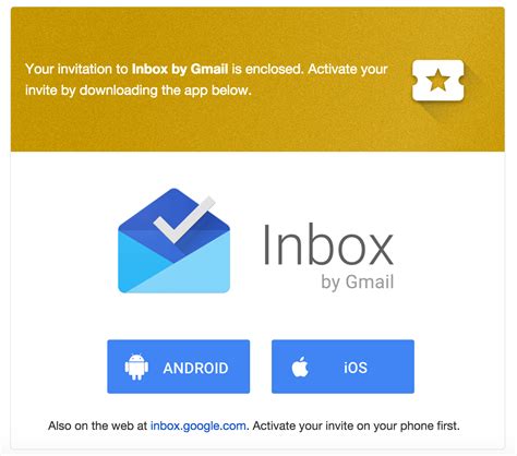 First Wave Of Inbox By Gmail Invites Are Being Sent Out