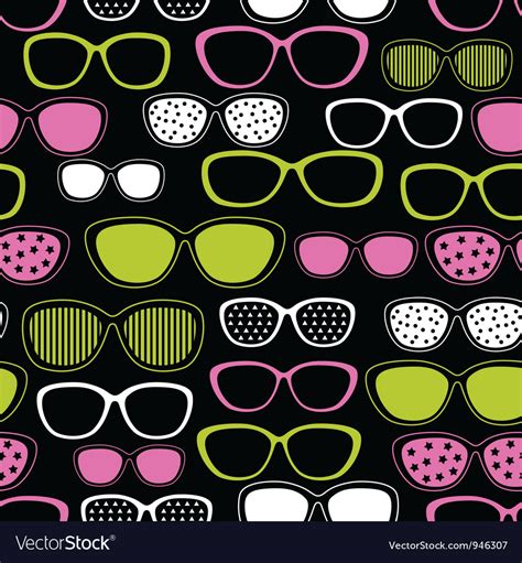 Sunglasses Seamless Pattern Royalty Free Vector Image