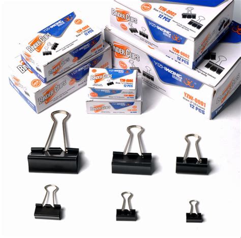Office Supplies Binder Clip 19mm 25mm 50mm 12 Pieces Shopee Philippines