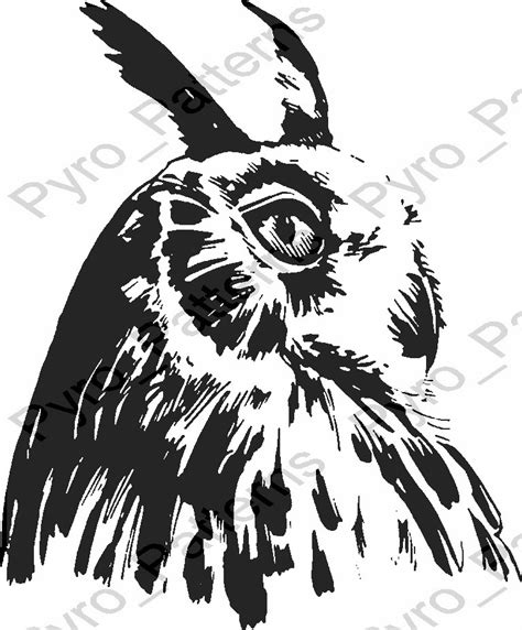 Discover 37 wood burning designs on dribbble. Pyrography Wood burning Owl Bird Pattern Printable Stencil | Etsy