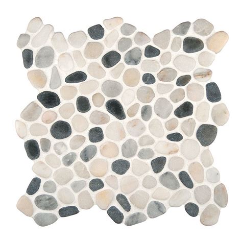 Null Pebble Mosaic Tile Marble Tile Bathroom Mosaic Rocks Mosaic