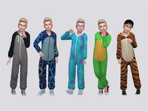Sims 4 — Trippy Onesie Boys By Mclaynesims — Tsr Exclusive Standalone