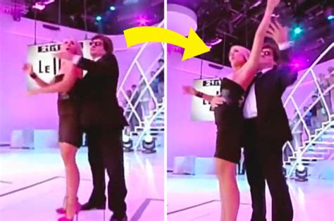 tv star suffers wardrobe malfunction during steamy on air dance daily star