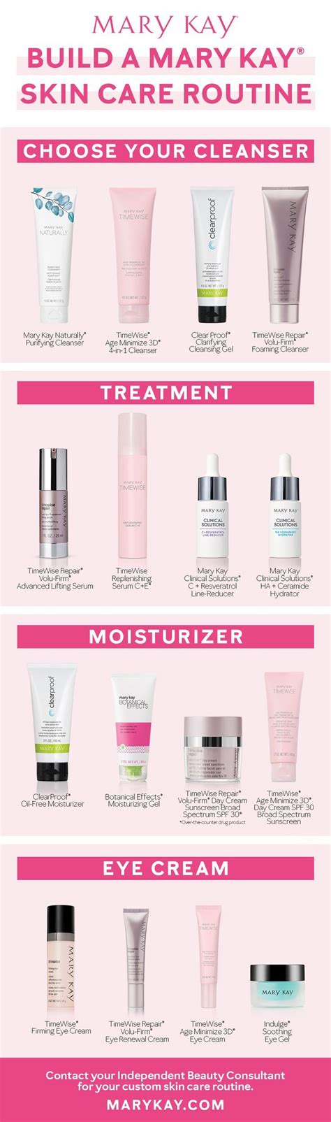 Build Your Skin Care Routine With Mary Kay Mary Kay Skin Care Mary