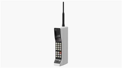 Motorola Dynatac 8000x Vintage Mobile Phone 3d Model Turbosquid 1794531