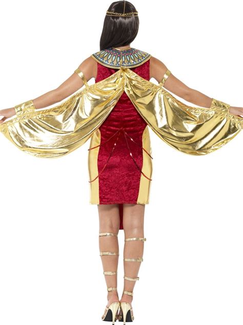 Ladies Egyptian Goddess Costume Queen Halloween Fancy Dress Egypt Adult Outfit Ebay