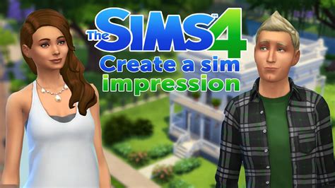 The Sims 4 Create A Sim Demo Impression Creating Sims Youtube