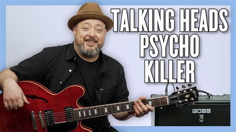 Talking Heads Psycho Killer Guitar Lesson Tutorial Youtube