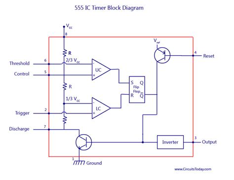 555 Timer Ic Schematic Diagram Dancing Light Using 555 Timer