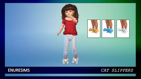 Sims 4 Cat Slippers Cc