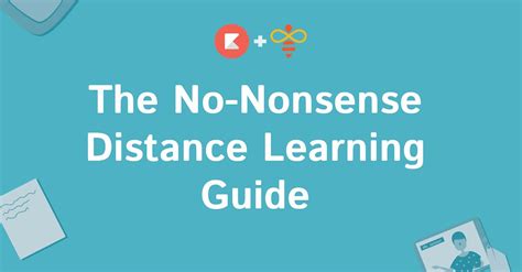 The No Nonsense Guide To Distance Learning