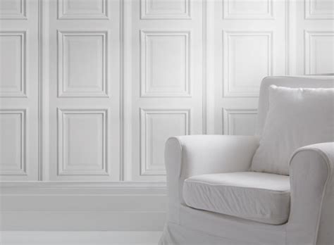Free Download White Panelling Wallpaper Renovate Better Living Through