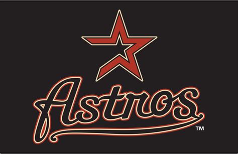 Houston Astros Primary Dark Logo National League Nl Chris Creamer