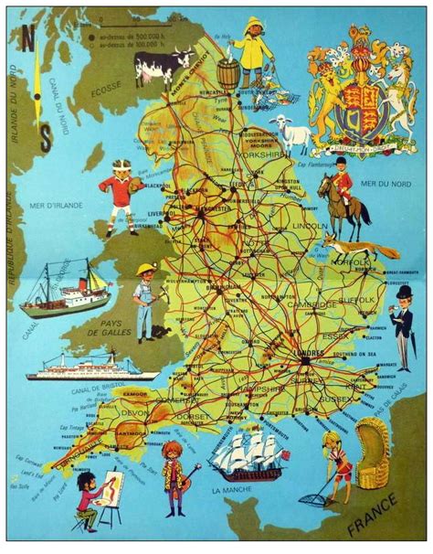 Cliquer sur une région du monde pour voir afficher l'heure exacte avec le décalage horaire. Carte d-Angleterre - Grande Bretagne ou Royaume Uni ...