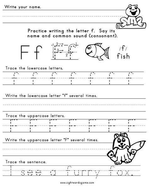 To revisit this article, visit my profile, then view saved stories. Letter-F-Worksheet-1 | Preschool worksheets, Kindergarten ...