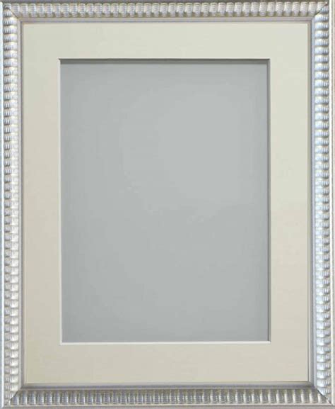 Grantham Silver 24x20 Frame With Ivory Mount Cut For Image Size 20x16