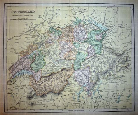 Switzerland And The Passes Of The Alps By Rev Thomas Milner C1895