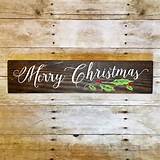 Images of Christmas Wood Signs