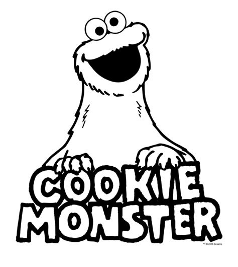 Gangster Cookie Monster Drawing