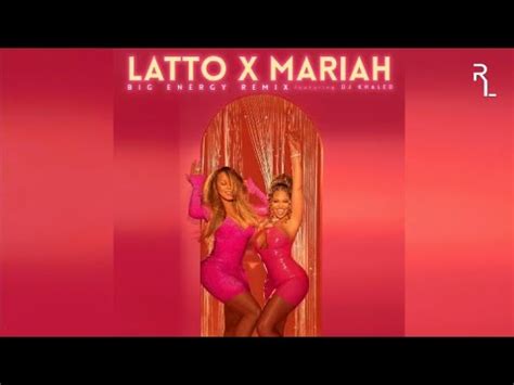 Latto X Mariah Carey Big Energy Remix Ft Dj Khaled Clean Youtube