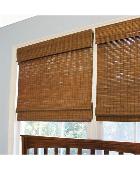 Radiance Cordless Bamboo Privacy Weave Roman Shade Houses