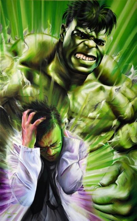 Bruce Banner And Gamma Rays Effects Comic Art Hulk Comic Hulk Marvel