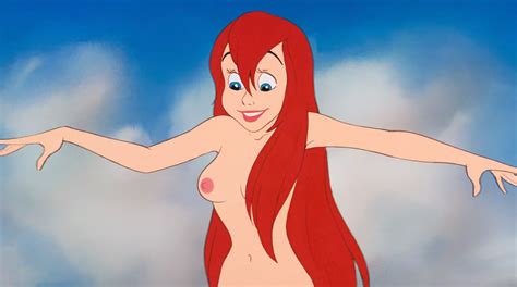 Rule 34 Ariel Disney Edit Female Nipples Nude Red Hair The Little Mermaid Topless 2468032