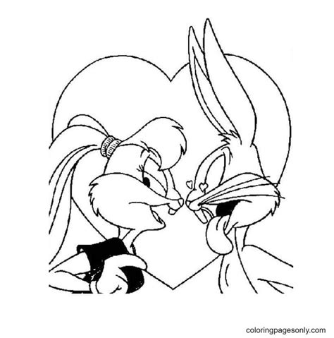 Lola Bunny Coloring Pages Printable For Free Download