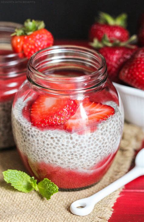 Not that there is anything wrong with avocado… but sometimes you just want a real classic homemade chocolate pudding recipe without any surprise ingredients. Healthy Strawberry Vanilla Chia Seed Pudding (vegan, sugar ...