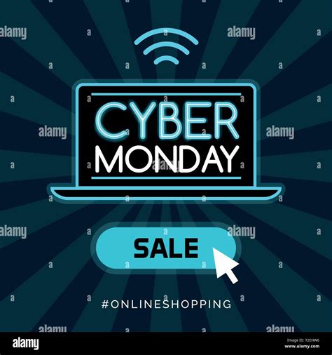 Cyber Monday Promotional Sale Advertisement And Social Media Post