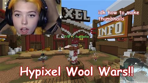 Trying Hypixel Wool Wars Youtube