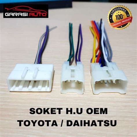 Jual Socket Head Unit Toyota Daihatsu Soket Pnp Kabel Adaptor Tape