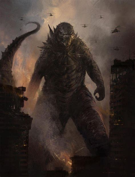 Godzilla 2 King Of The Monsters 2019 Concept Art Godzilla 2 Official
