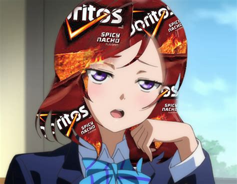 Maki Nishikino Doritos Hair Doritos Hair Know Your Meme