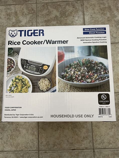Tiger Jbv Cu Cup Micom Rice Cooker Warmer Bpa Free Tray New