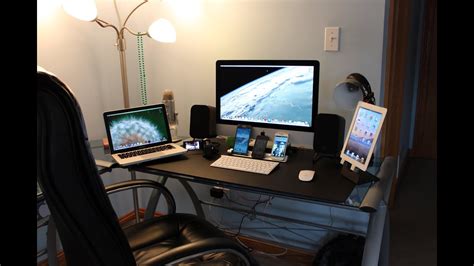 ultimate tech bedroom desk  gaming setup desk setup