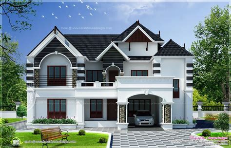 Contemporary Colonial Style House In Kerala In 2020 Colonial House